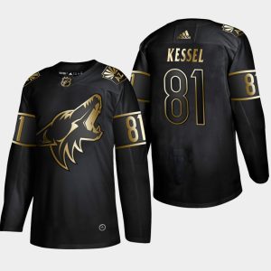 Herren Arizona Coyotes Eishockey Trikot Phil Kessel #81 Golden Edition Authentic Schwarz